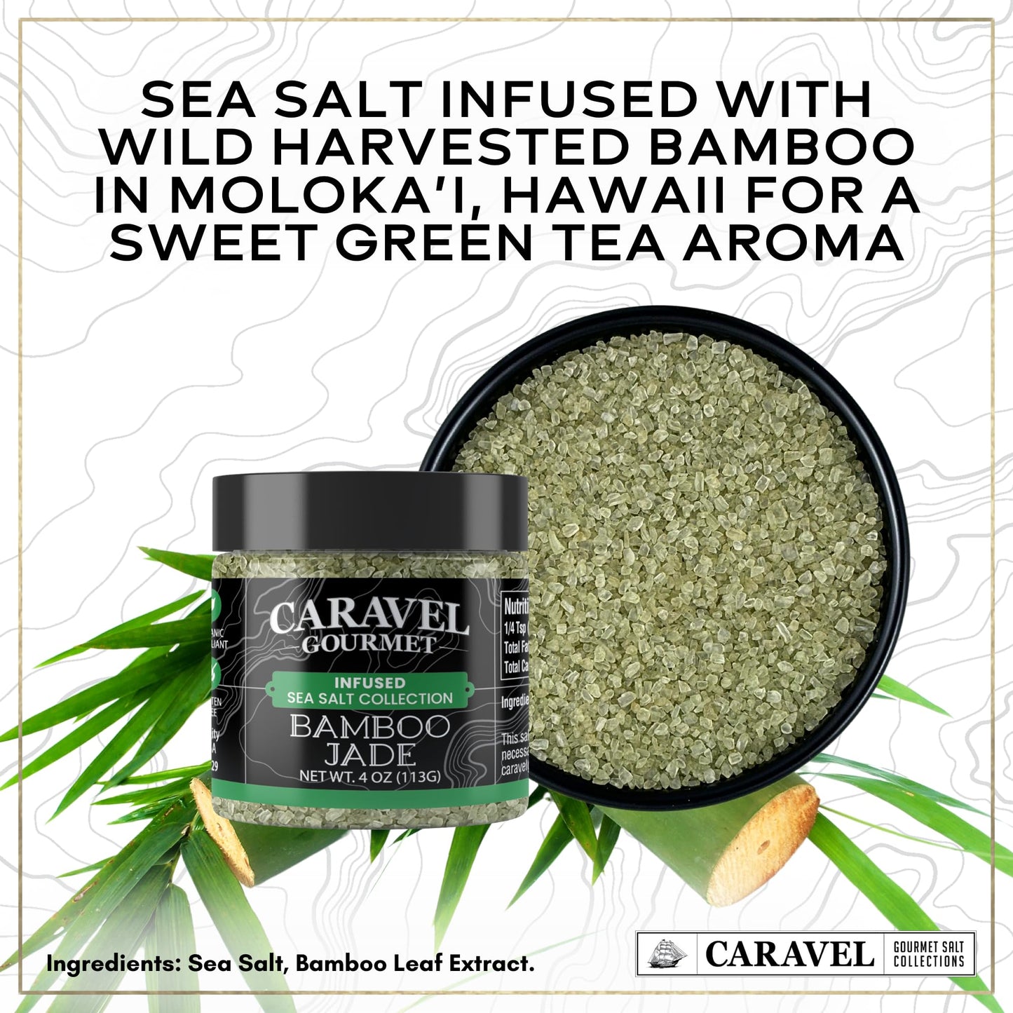 Sea Salt Superstore Hawaiian Sea Salt 3-Pack - Alaea Red, Bamboo Jade, Black Lava - 12 oz Total