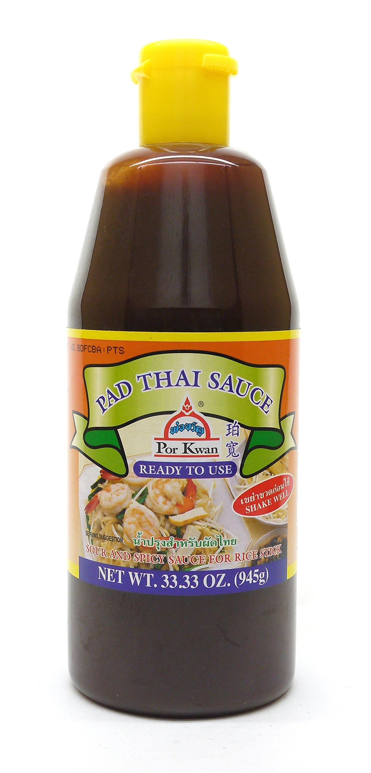Por Kwan Pad Thai Sour and Spicy Sauce for Rice Stick, 33 oz