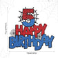 Spider Birthday Cake Topper, Double-Sided Spider Cake Topper Decorations Birthday Cakes Decorations For Boys Girls(Number 5)