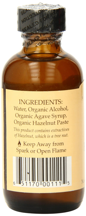Flavorganics Organic Extract, Hazelnut, 2 Ounce
