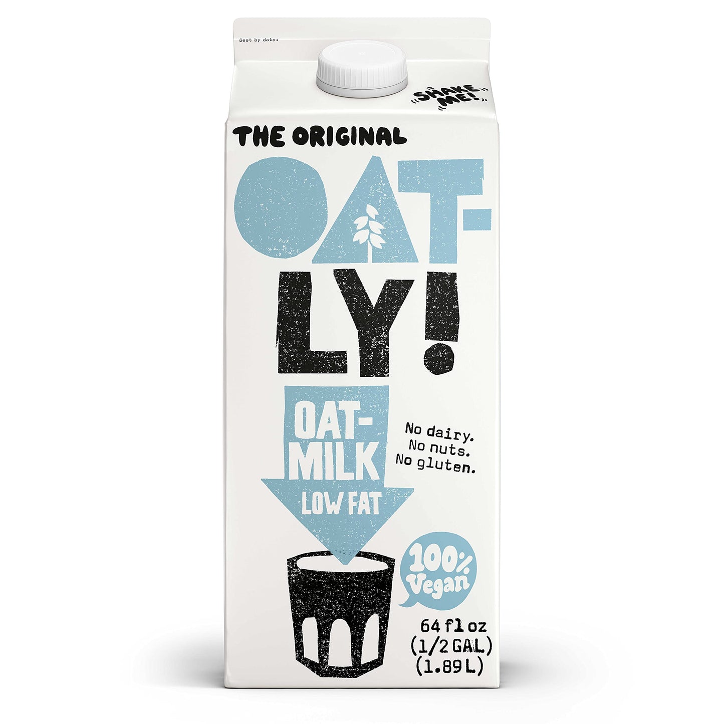 Oatly Low Fat Oat Milk, 64 oz