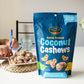 Platinum Kettle Cooked Coconut Cashews - Plant Based Protein, Fiber, Healthy Snack - Wholesome Nutritional Boost - Can Bring At Home, Work, Office, Gym & School - 13 Oz Individual & Resealable Pouch