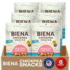 BIENA Chickpea Snacks - Crunchy Roasted Chickpeas - High Fiber Vegan Protein Snacks for Adults and Kids - 6 pack, 12 ounce Bags 