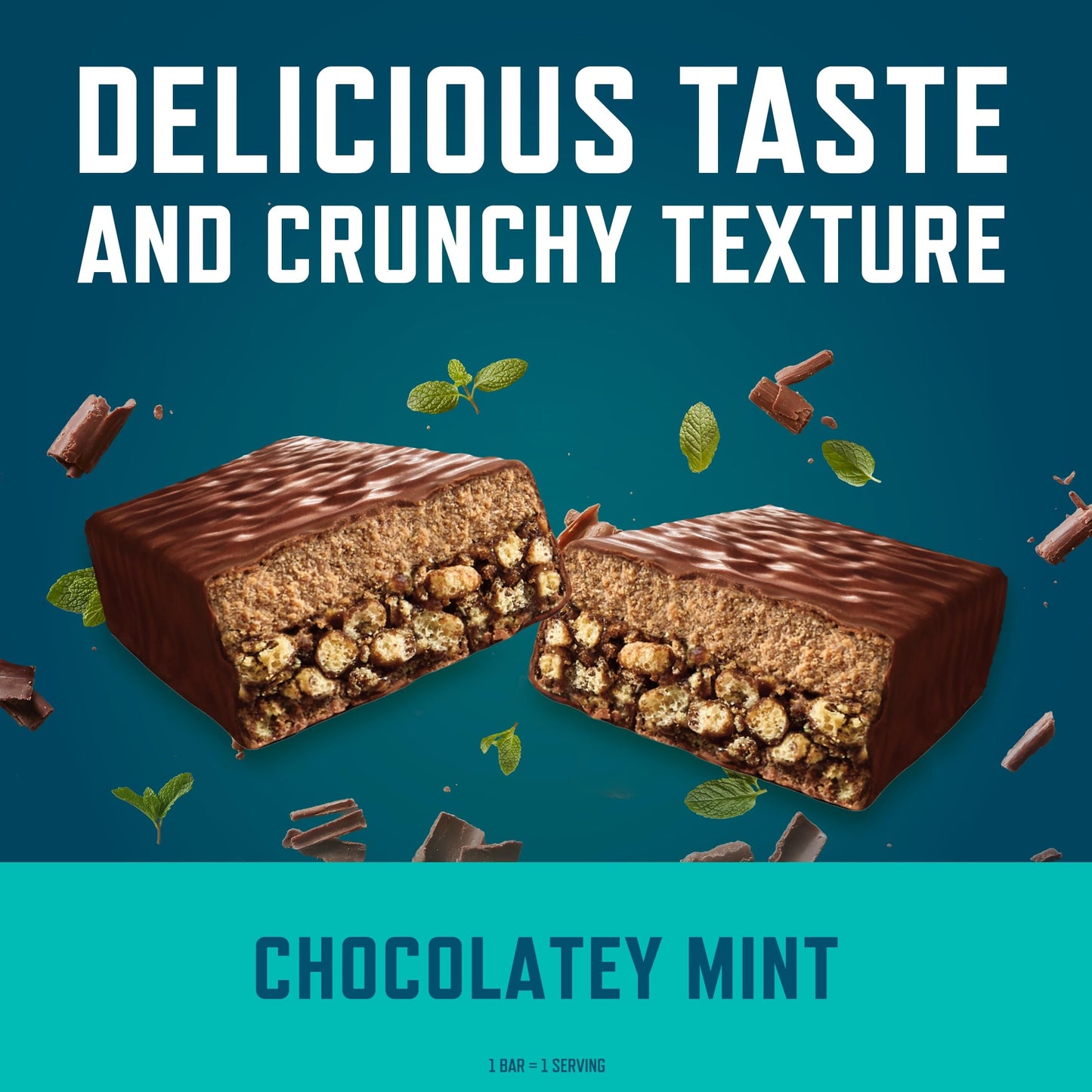 CLIF BUILDERS Protein Bars - Chocolate Mint Flavor - 20g Plant Based Protein - Gluten Free - Non-GMO - Low Glycemic - No Artificial Sweeteners - 2.4 oz. (6 Pack)