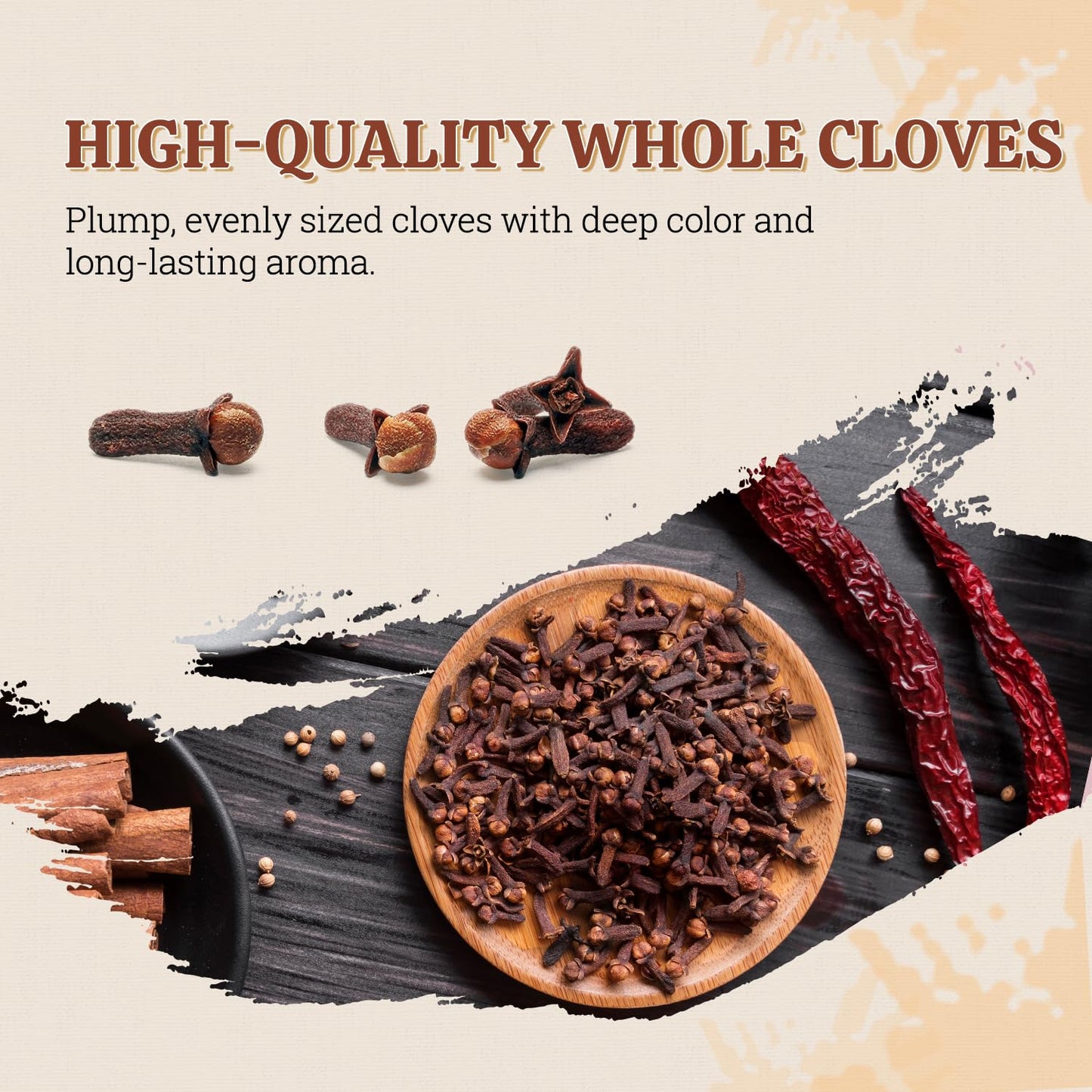 52Usa Cloves 16Oz In Bag | Whole, Fresh & Aromatic Cloves | Premium Spice For Cooking, Baking, & Tea | Natural, Non-Gmo, Kosher