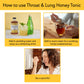 Mickelberry Gardens Throat & Lung Honey Tonic, Wellness Syrup, 8 oz (Pack of 2), Amber