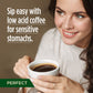 VitaCup Perfect Low Acid Instant Coffee Packets, Dark Roast Coffee, USDA Organic & Fair Trade, Third Party Tested for Mycotoxins