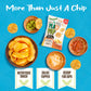 PEAKAPOP Veggie Chips - Plant-Based White Cheddar Crisps, Vegan & Gluten-Free, 15 oz (15-Pack)