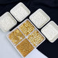 Gold Sprinkles And White Sprinkles 2 Pack With 4-Claw Pick Up Tool, 13Oz Pearl Sprinkles Mix Size For Baking, Cupcake, Cookie, C