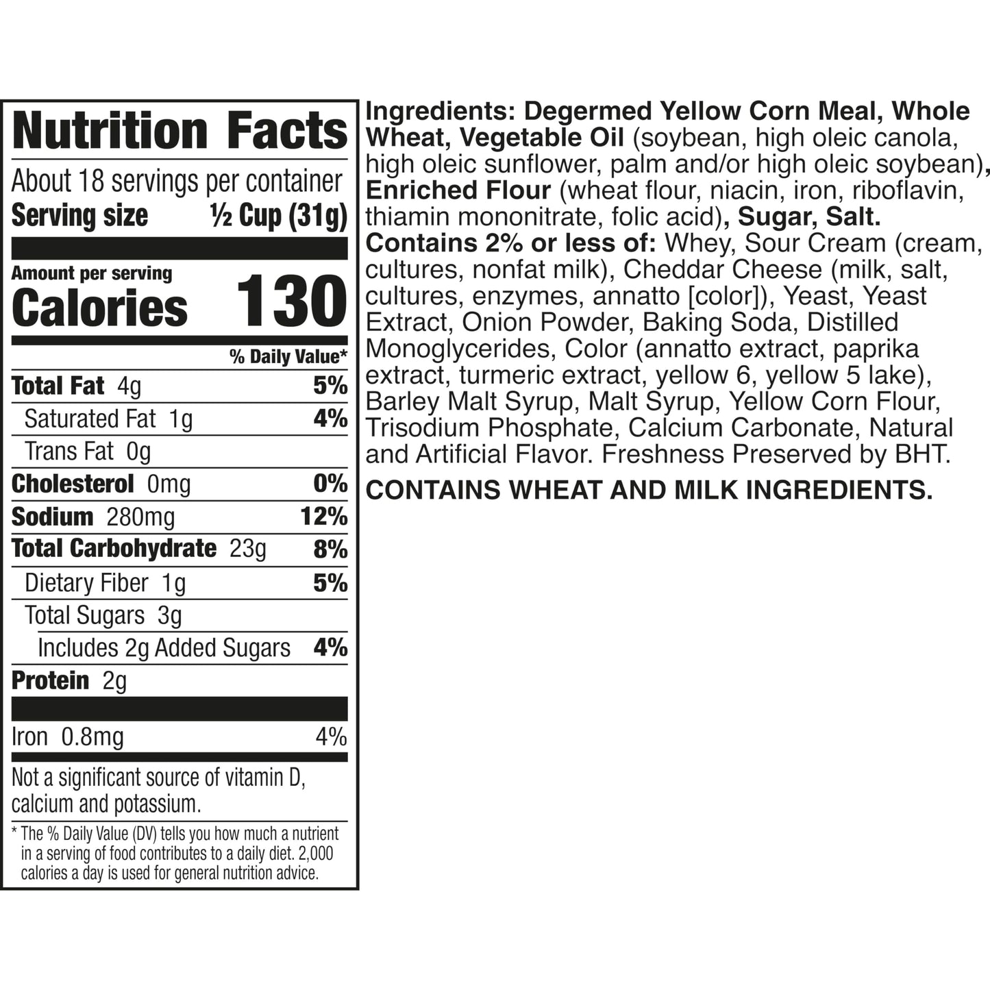 Chex Mix Cheddar Snack Mix, Salty Snacks Tub, 20 oz