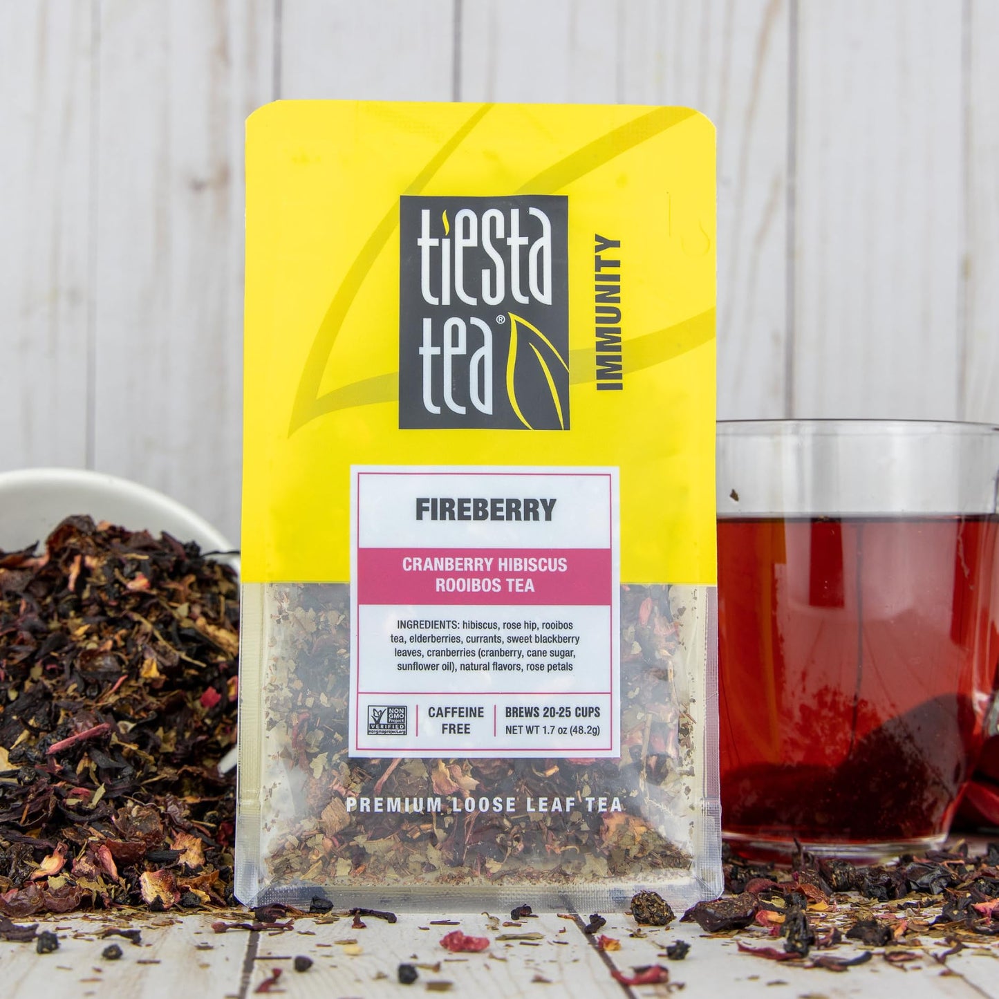 Tiesta Tea - Fruity Loose Leaf Tea Gift Box | Medium Caffeinated Tea Variety Pack | Make Hot & Iced Tea | 3 Pouches Of Assorted