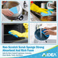 Aidea-Brite Non-Scratch Scrub Sponge-12Count, Sponges For Dishes, Cleaning Sponge, Cleans Fast Without Scratching, Stands Up To