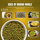 Zayd Organics Moong Whole 1.75lbs (800g) Green Mung Beans