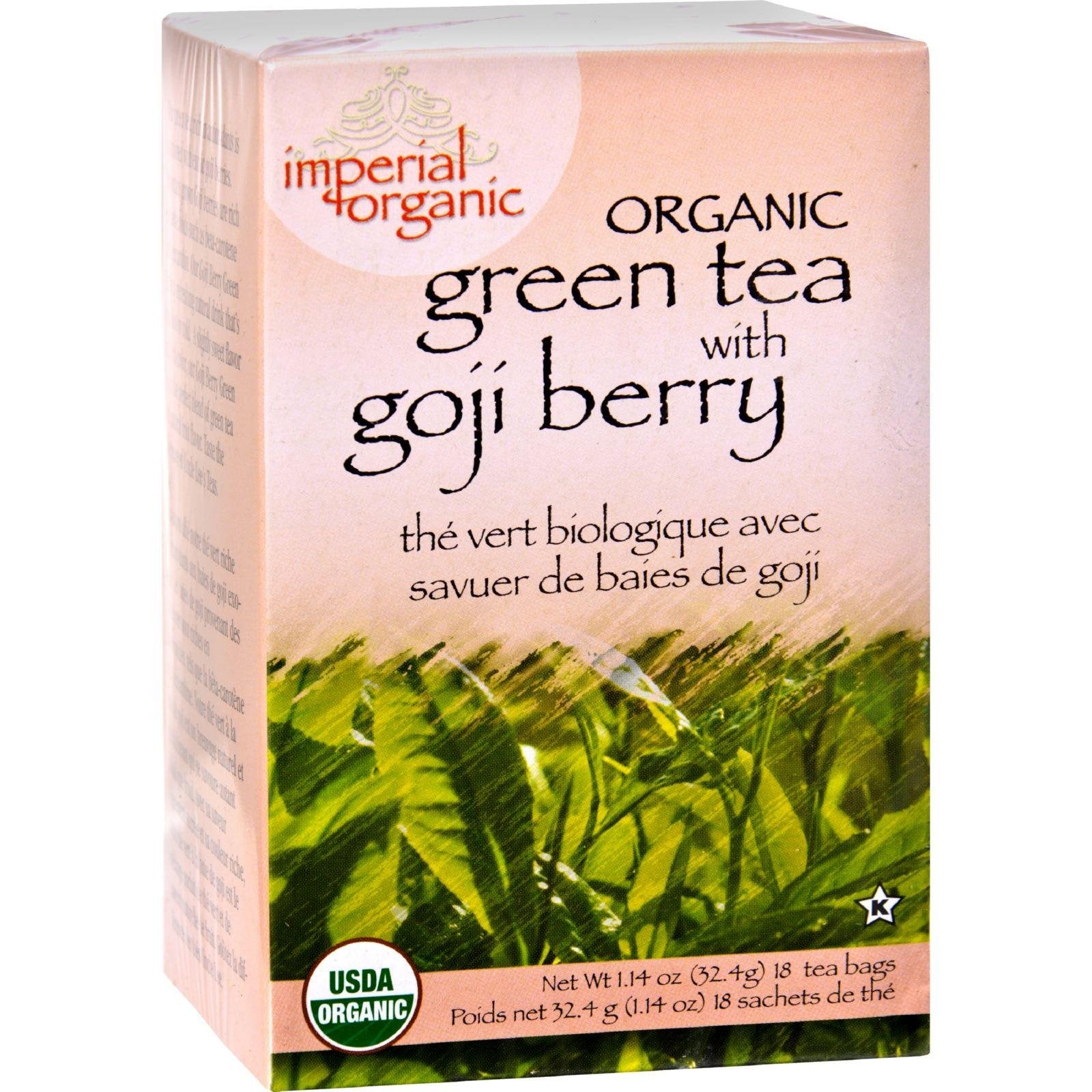 Uncle Lee'S Tea Tea Og2 Imp Grn Goji Bry 18 Bag8