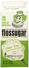 Gold Medal 3204 Lime Flossugar, 3.25 Lb Carton