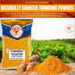 Taj Premium Indian Turmeric Haldi Powder, Curcumin Ground, (5-Pounds Jar) Bulk Packaging