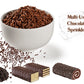 Chocolate Sprinkles-1.5 LB Container | Chocolate Sprinkles Bulk | Brown Sprinkles for Cake Decorating, Ice Cream, Toppings, Baki