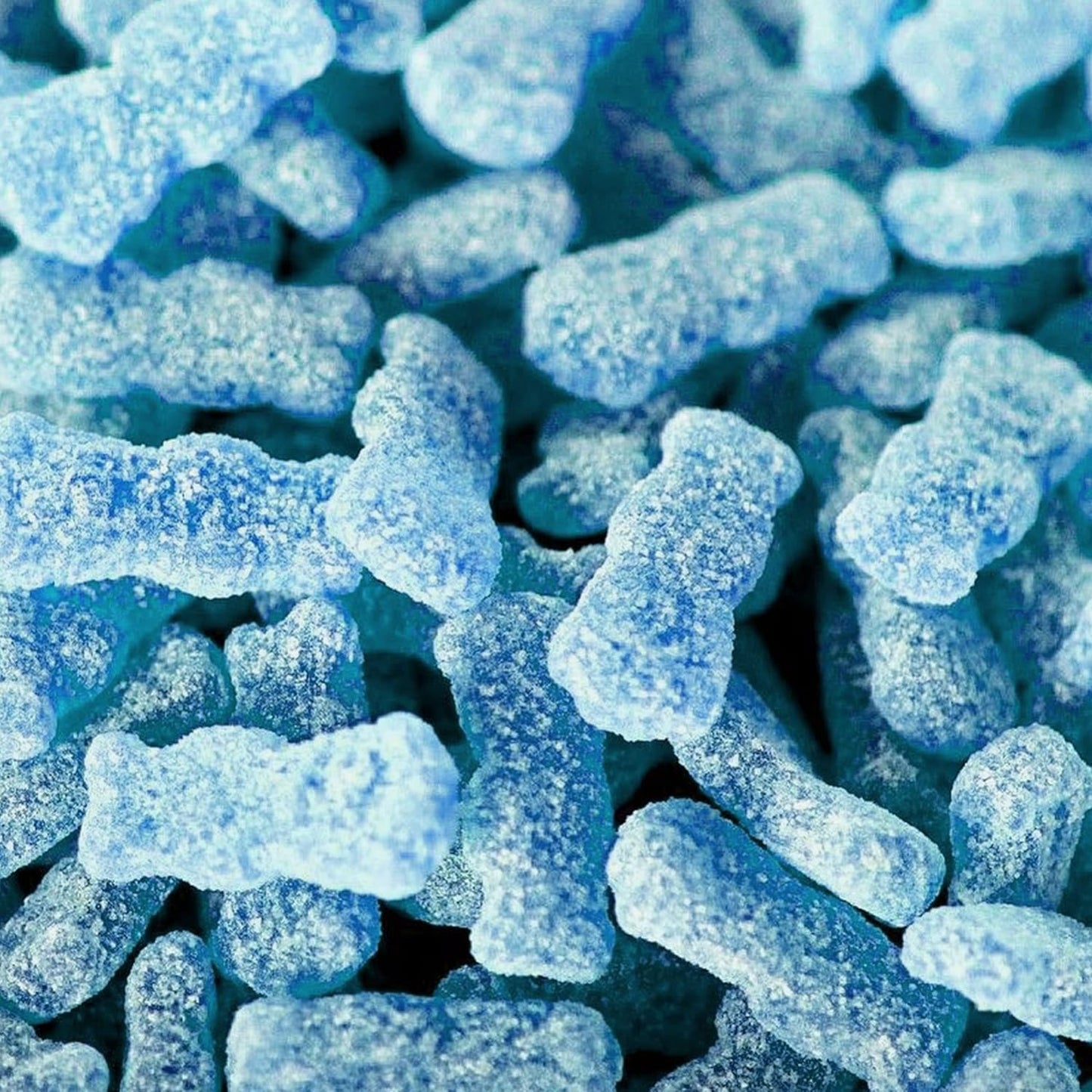 Blue Raspberry Sour Gummies - Bulk 5 LB Bag  Kid-Shaped Chewy Candy for Parties  Buffets  Halloween & Snacking