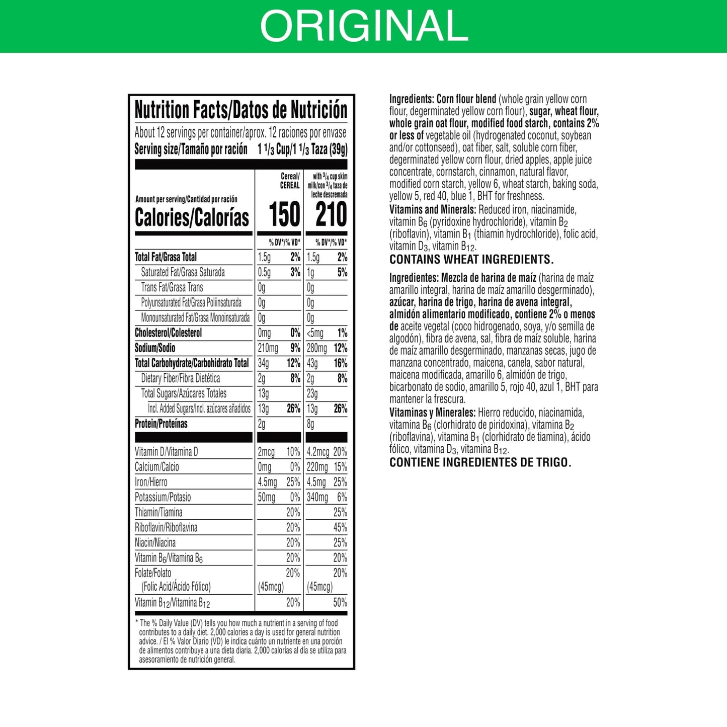 Kelloggs Apple Jacks Breakfast Cereal, Kids Cereal, Family Breakfast, Family Size, Original, 16.6oz Box (1 Box)