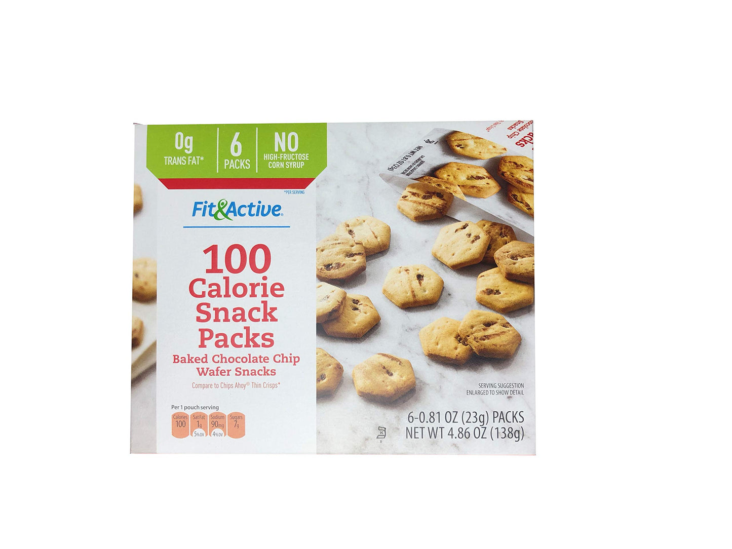 Fit And Active 100 Calorie Snack Pack (Chocolate Chips)
