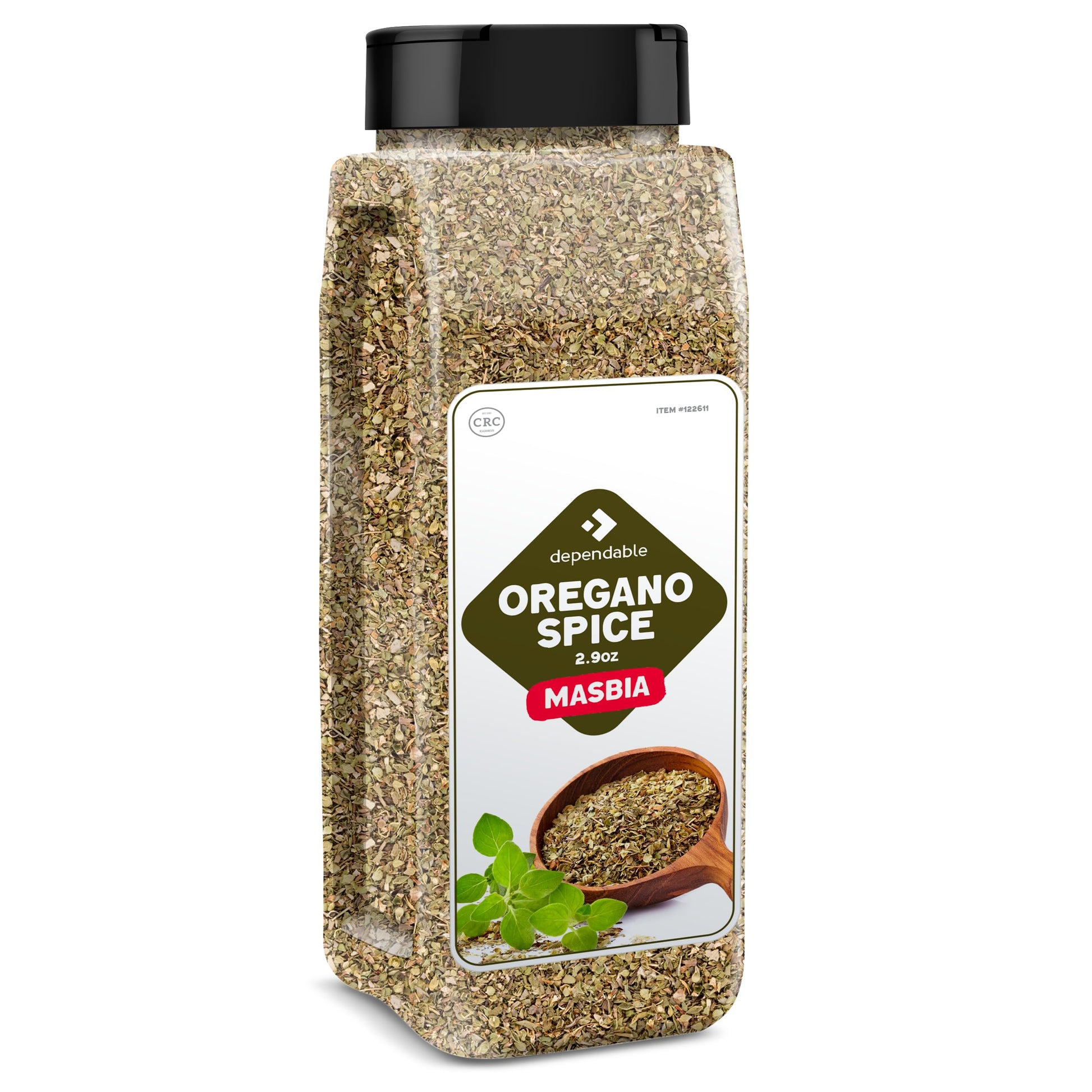 Dependable Foods Oregano Seasoning – 100% Natural Dried Oregano Leaves – 2.9 oz Jar – Kosher, Non-GMO, Allergen-Free