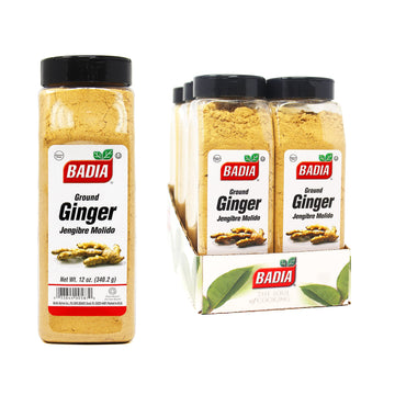 Badia Ginger Ground, 12 Ounce (Pack of 6)