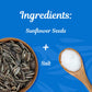 MR. MARTIN Freshly Roasted Salted Sunflower Seeds To Eat - Non-GMO, Crunchy, Kosher, Delicious, Vegan, Keto Friendly Snack - 5.2