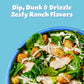 Hidden Valley Parmesan Ranch Condiment And Dressing, Easy Squeeze Bottle, 16 Fl Oz (Package May Vary)