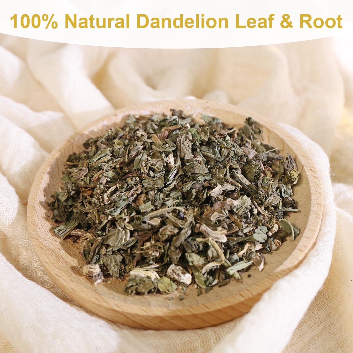 TEARELAE Dandelion Leaf & Root Tea Bags - 60 Count - Non-GMO, Caffeine-Free
