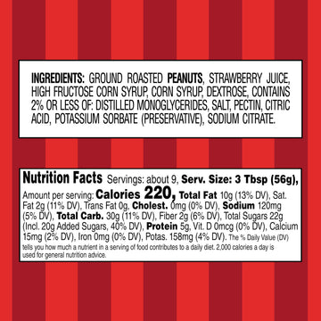 Smuckers Goober Peanut Butter and Strawberry Jelly Stripes, 18 Ounces