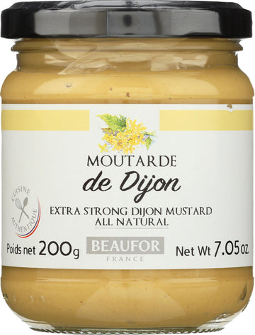 BEAUFOR Extra Strong Dijon Mustard, 7.05 OZ