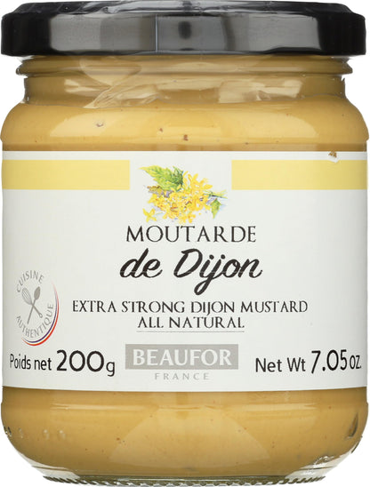 BEAUFOR Extra Strong Dijon Mustard, 7.05 OZ