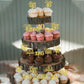 Rssta i 24 Pack Cupcake Toppers Gold Glitter 40th Birthday Decorations