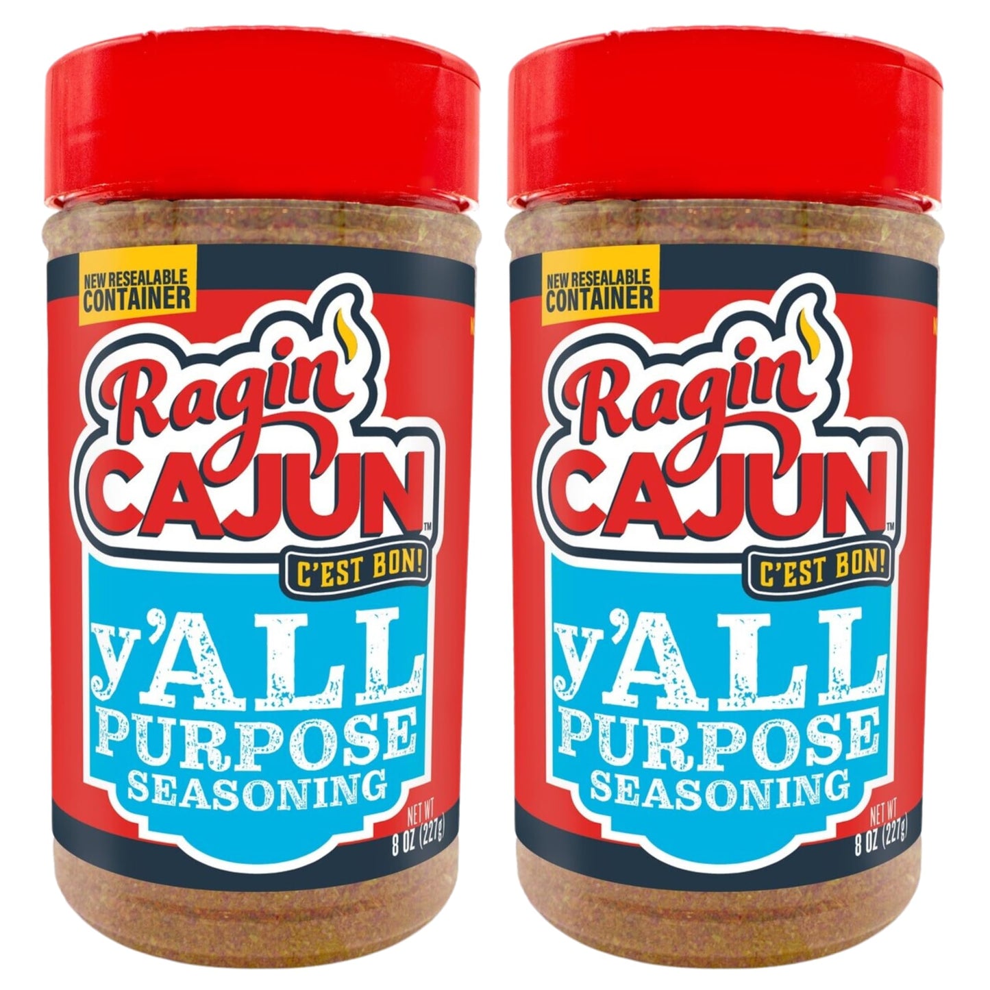 All Purpose Cajun Seasoning Mild 8 Oz Ragin' Cajun (Pack Of 2)