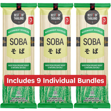 Best Of Thailand Noodles (3 Pack, Soba Buckwheat)