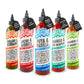 Humble House - Hot Sauce Variety Pack With 5 Low-Sodium Vegan Condiments For Chicken Wings, Tamales, Tacos, Sopes & More, All-Natural Preservative-Free Sauces For Food, 9.5 Oz Per Bottle