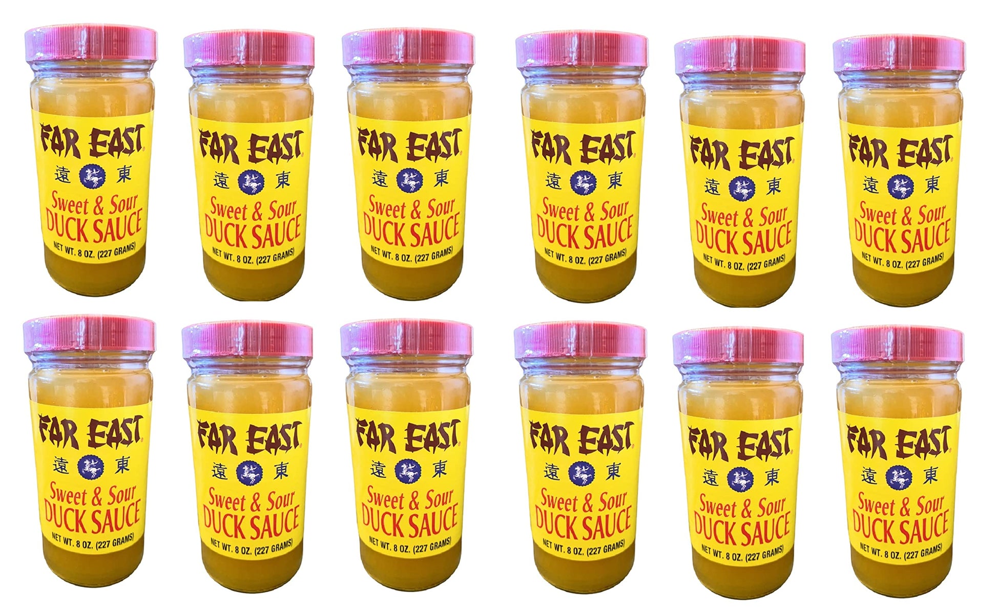 Sweet & Sour Sauce - 8 Ounce Jar of Chinese Duck Sauce Authentic Asian Sauces (12-pack)