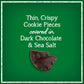 Tates Bake Shop Cookie Bark  Chocolate Chip Cookies with Dark Chocolate and Sea Salt  4-5 oz Bags