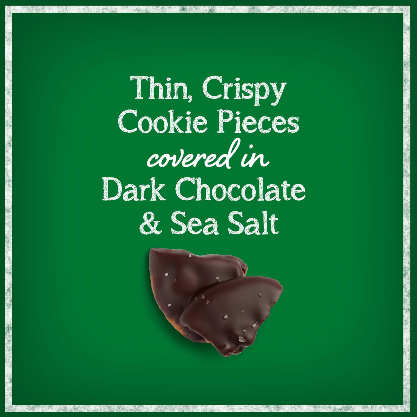 Tates Bake Shop Cookie Bark  Chocolate Chip Cookies with Dark Chocolate and Sea Salt  4-5 oz Bags