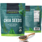 Viva Naturals Organic Chia Seeds 2 Lbs - Plant-Based Omega-3 And Vegan Protein, Non-Gmo Chia Seeds Organic Perfect For Smoothies