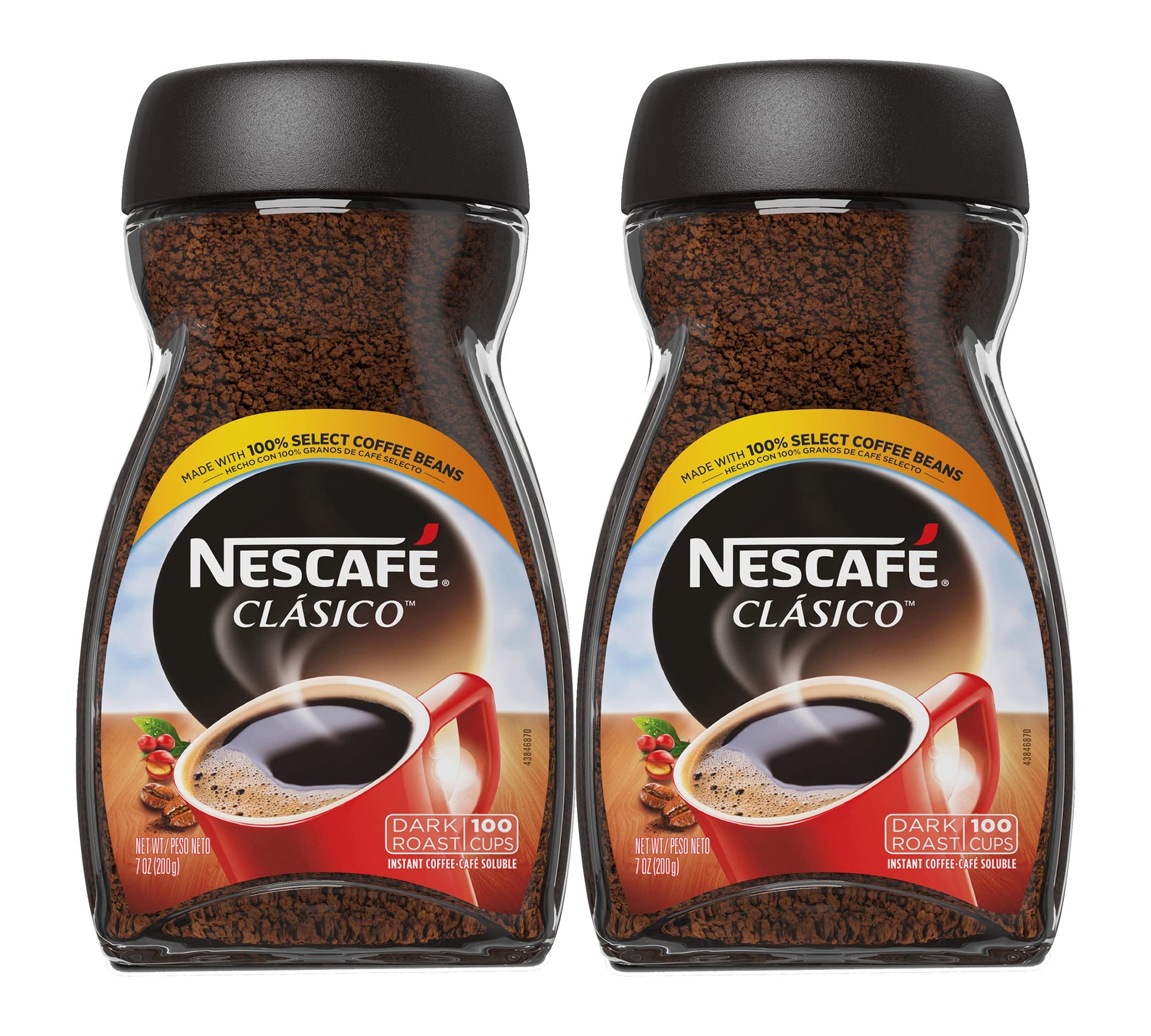 Nescafe Dark Roast Original Instant Coffee,7 Ounce (Pack Of 2)