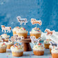 Arthsdite Horse Cupcake Toppers 24Pcs Plastic Small Equestrian Theme Baby Shower Party Decorations Style 2