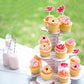 52 Pack Edible Flower Cupcake Toppers Spring Bridal Engagement Baby Shower Birthday Party Cupcake Picks Drink Topper Anniversary