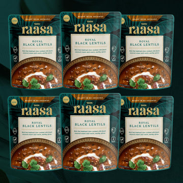 Tata Raasa Royal Black Lentils, Vegan Friendly, Non-GMO, 10 Ounce (Pack of 6)