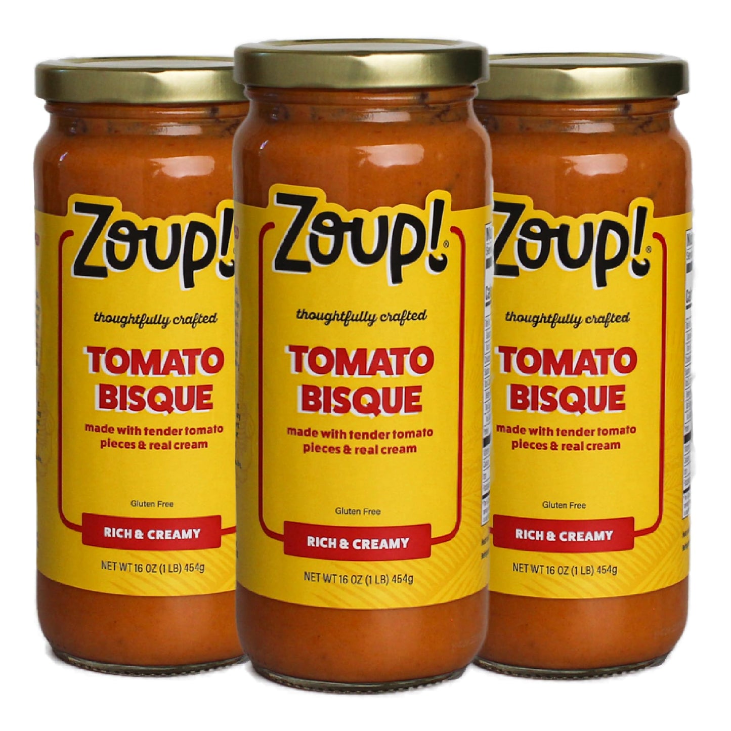 Zoup! Tomato Bisque - Gluten Free, Ready to Serve, 16 Fl Oz (Pack of 3)