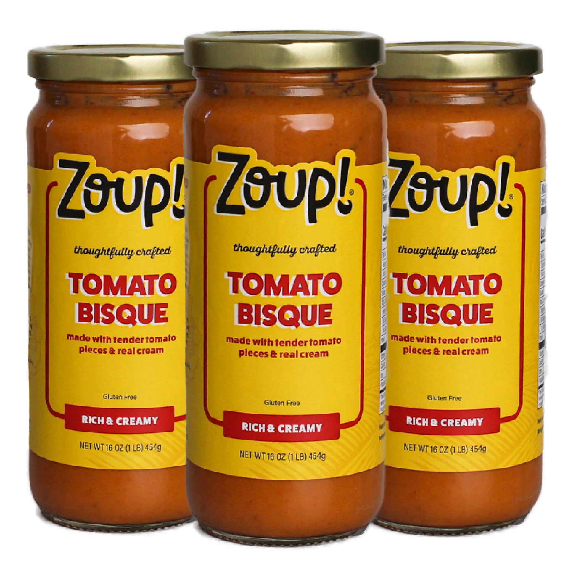 Zoup! Tomato Bisque - Gluten Free, Ready to Serve, 16 Fl Oz (Pack of 3)