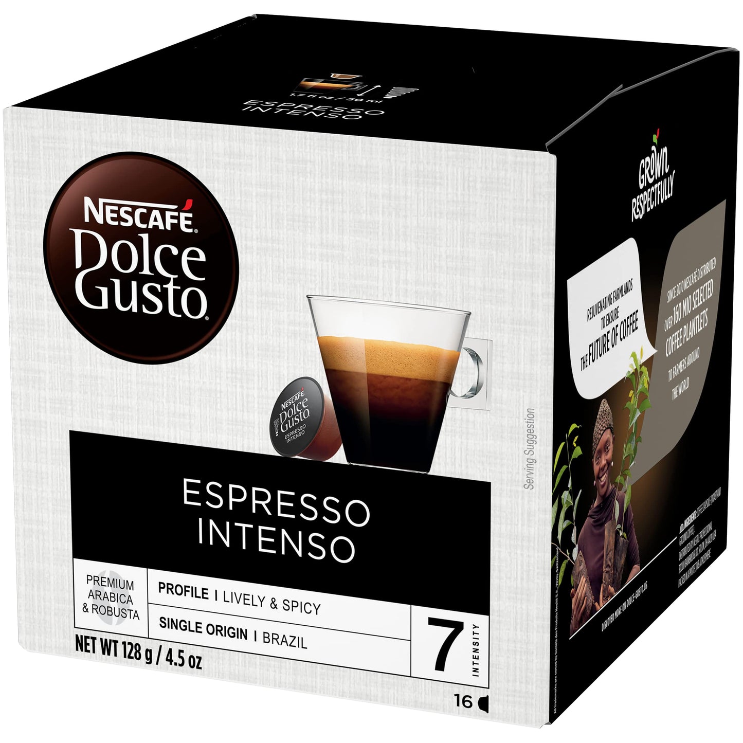 Nescafe Dolce Gusto Coffee Pods, Espresso Intenso, 16 Count (Pack Of 3)