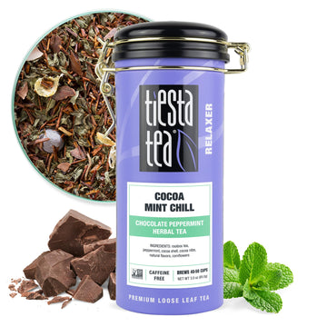 Tiesta Tea - Cocoa Mint Chill | Chocolate Peppermint Herbal Tea | Premium Loose Leaf Tea Blend | Non-Caffeinated Tea | Make Hot 