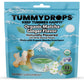 USDA Organic Matcha Ginger Tummydrops, Gluten Free & Vegan, 33 Individually Wrapped Drops in a Resealable Bag