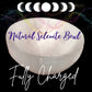Worldly Finds Selenite Crystal Smudge Bowl, Polished Thickly Hand-Carved, Moroccan Crystal Holder To Charge, Cleanse Crystals, C